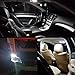 LncBoc 194 LED Light Bulb 6000K T10 LED Bulbs 168 LED Bulb W5W White Wedge Super Bright 5-SMD 5050 ChipSets for License Plate Car Dome Map Door Courtesy Lights (Pack of 10)