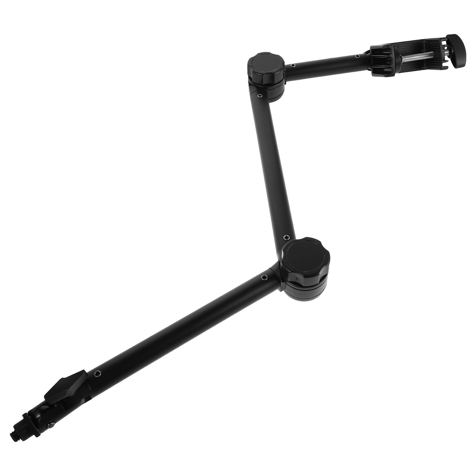 Soporte de Brazo para Micrófono de Escritorio Ajustable 360 Grados con Abrazadera de Plástico y Metal para Estudios Profesionales y Grabación en Estudio