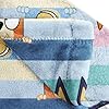 Jay Franco Bluey and Bingo Plush Throw Blanket - Measures 46 x 60 Inches - Kids Super Soft Striped Fleece Bedding #3