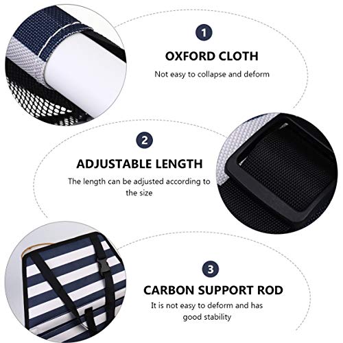 Tendycoco Assento de carro para cães tecido Oxford respirável portátil para transporte de carro para