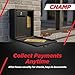 Champ After Hours Drop Box – Secure Lock Box for Keys, Payments & Documents – Heavy Duty Steel Mailbox for Outside, Wall Mount Lockbox, Weatherproof Cash Box