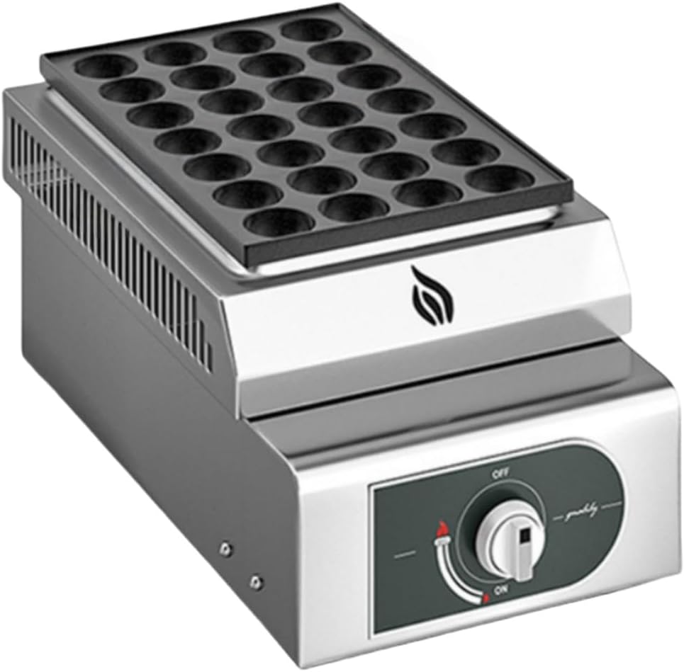 プロ仕様 業務用) 鉄板 たこ焼機 ころがし式 18穴ジャンボ 2連 (たこ焼き