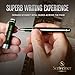 Scriveiner British Racing Green Personalisierter Stift - Atemberaubender Grüner Lack Luxus Tintenroller Mit Chrom-Finish, Schmidt Tinte, Bestes Graviertes Tintenroller Geschenkset, Custom Name Gravur