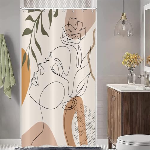 ASDCXZ Shower Curtain Beige 120x180 cm Boho Style - Image 2