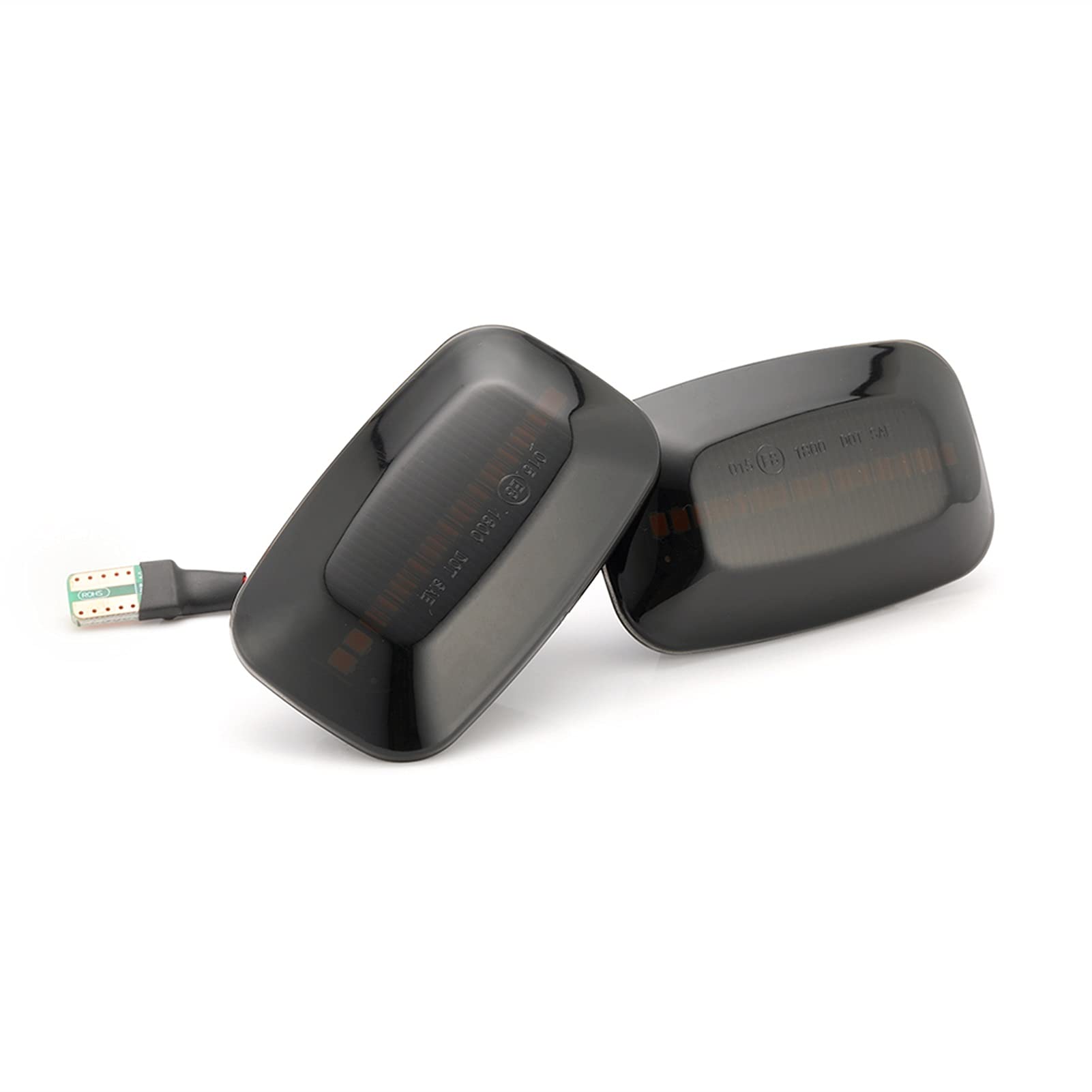 QIPOL Turn Signal Lights, For TOYOTA, Landcruiser 70 80 100 Series Dynamic Side Marker Lights 12V Flowing Side Fender Light 2Pcs Light Turn Signal Repeater(Amber)