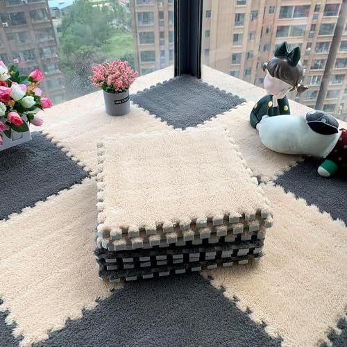 MekUk �v���b�V���t�H�[���J�[�y�b�g�A�C���^�[���b�L���O�t�H�[���p�Y���}�b�g�A6�s�[�X�A�t�H�[���t���A�}�b�g�A�v���b�V���C���^�[���b�L���O�J�[�y�b�g�u���b�N(Gray+Apricot)