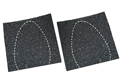 Shoe Bottoms Slip Resistant Shoe Sole Cover Protector for Heels Self-Stick Pads - Available in Clear, Black, or Red (3 Pack, Black)