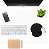 Ankanorm Mouse Pad Wrist Support Gel Mouse Pad, Ergonomic Anti-Slip Base, Mouse Pad for Games and Office, Waterproof, Color Optional, 26x21cm Ideal Size (Black)