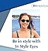 In Style Eyes Insight Full Reader Sunglasses - Full-Rimmed, Non-Bifocal Glasses with UV Protection - Non-Polarized Lens - Black - 1.75x