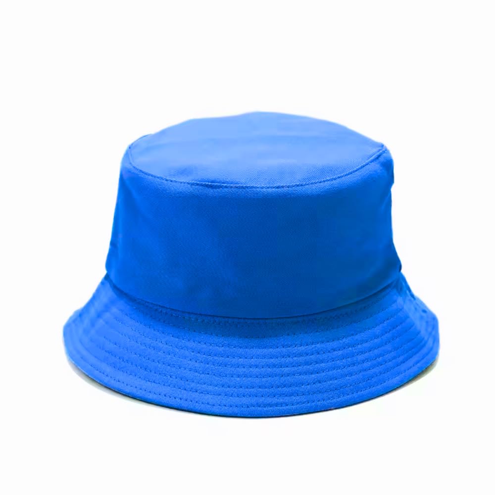 ONESAVEReversible Bucket Hat - Breathable Cotton Daisy Sun Beach Cap for Holidays, School, Shopping, Hiking, and Fishing 56-58cm