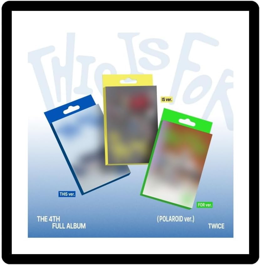 T-WICE 4ème album décorez votre chambre avec les cartes Polaroid