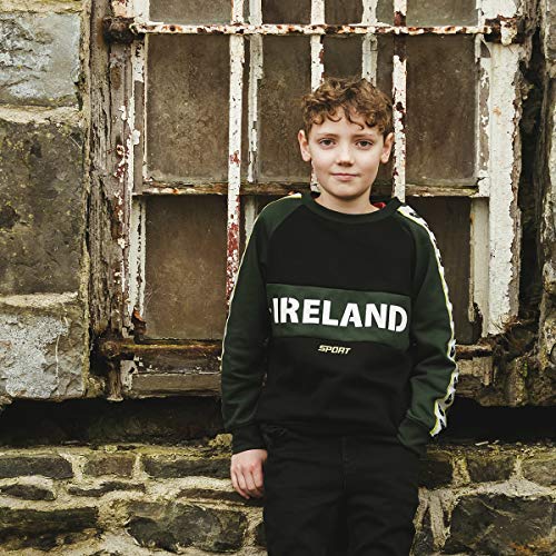 Croker Green & Black Kids Crew Neck Sweater4