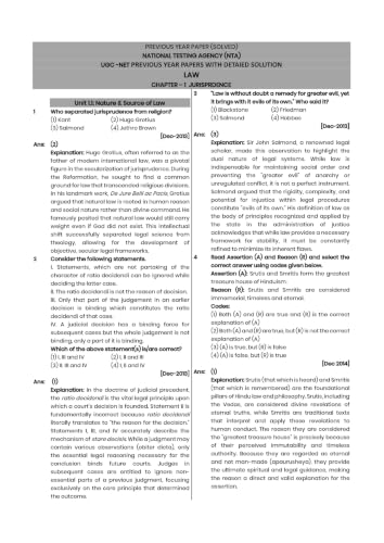 Image of NTA UGC NET JRF Law Topicwise and unitwise Previous Year Papers with Detailed Explanation | Subjectwise Practice Book | Exam Preparation Study Guide | Syllabus Pattern | 2012-2026