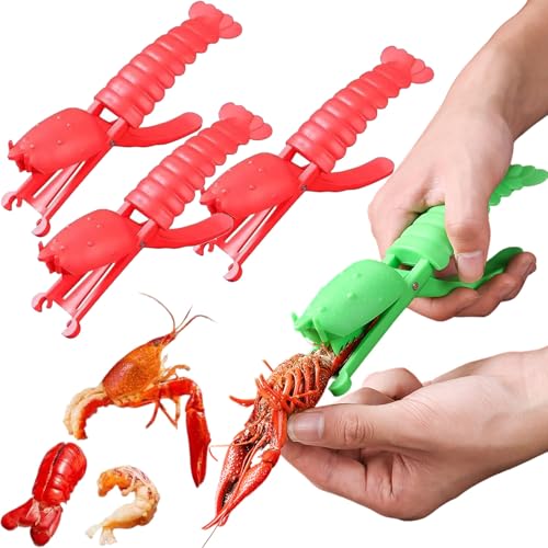 2025 New Crawfish Peeler Tool,Crawfish Sheller Tool,Crawfish Sheller Seafood Tool,Crawfish Tail Peeler Crayfish Shucker Tool,Crayfish Shelling Device Shrimp Peeler,Crawfish Peeler Peelers (3*Red)