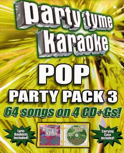 Party Tyme Karaoke: Pop Party Pack Vol.3 / Various [Audio CD] VARIOUS ARTISTS
