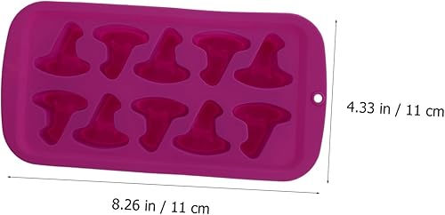 Miniatura 7 de Didiseaon 4 Pcs Silicone Chocolate Mold Birthday Toppers for Cakes Polymer Clay Molds Birthday Cake Decoration Jelly Molds Silicone Pudding Jelly