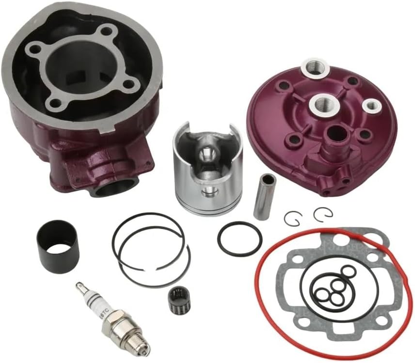 49mm 90cc Big Bore Cylinder Kit & Crankshaft For Sh-er-co En-du-ro EN SM For Pa-nt-her Ur-b-an Ba-se Ch-am-pi-on 50cc 2T AM6