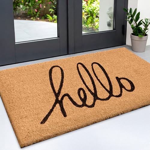 Extra Large Coir Door Mat 3x5 Ft – “Hello” Front