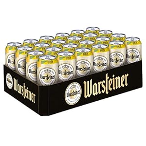 Warsteiner Radler Zitrone 24 x 0,5 L Einweg Dosenbier, natürliches Biermischgetränk