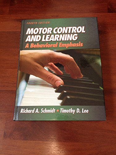 Motor Control and Learning
