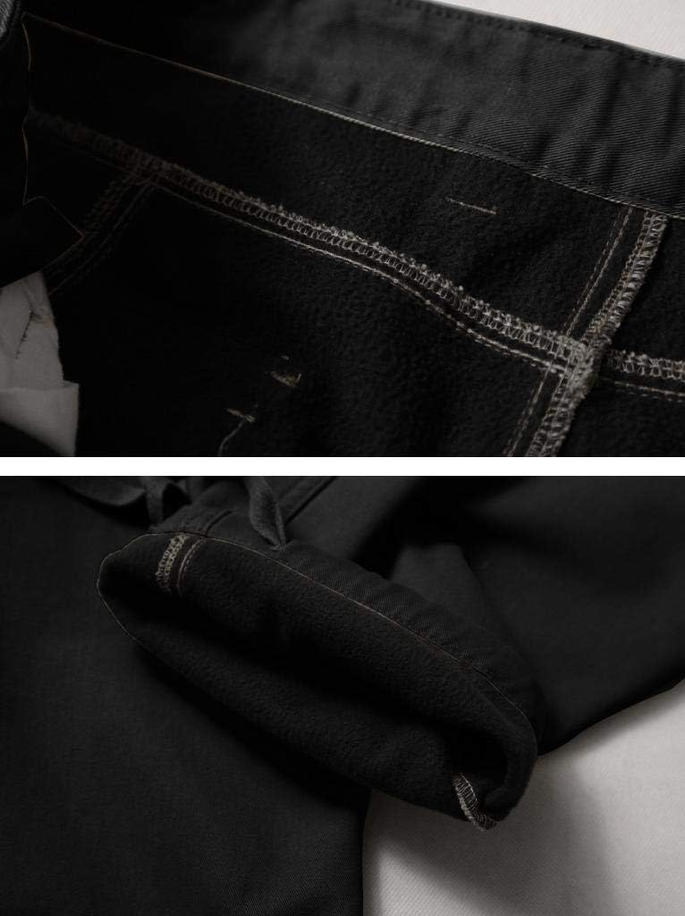 TRGPSG Men's Fleece Lined Hiking Pants Outdoor Windproof Outdoor Cargo Pants Casual Work Ski Pants with 8 Pockets - Image 6