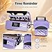PlanetFlame Tumbler and Hat Heat Press Machine, 2-in-1 Combo Machine for Cup and Cap with Gloves and High Temp Heat Resistant Tape for 11oz-30oz Sublimation Tumbler and All Caps, Purple
