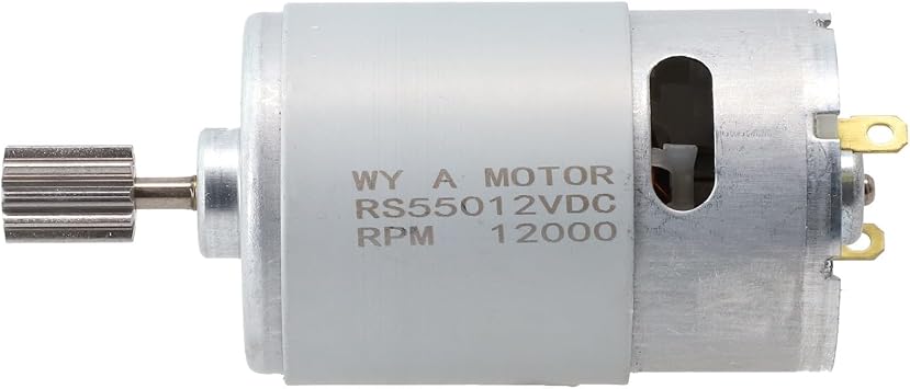 RS550 RS390 RS380 Motor for Kids Electric Car, 10 Teeth, 1 cm, 12V 6V 24V 550 12V 12000RPM