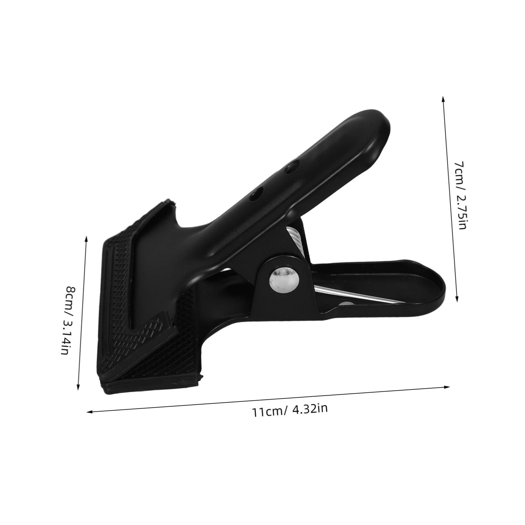 PRETYZOOM 10 Pinzas Metálicas para Soporte de Fondo, Punta de Goma y Agarre Firme, Ideales para Fondo de Estudio y Fotografía Comercial