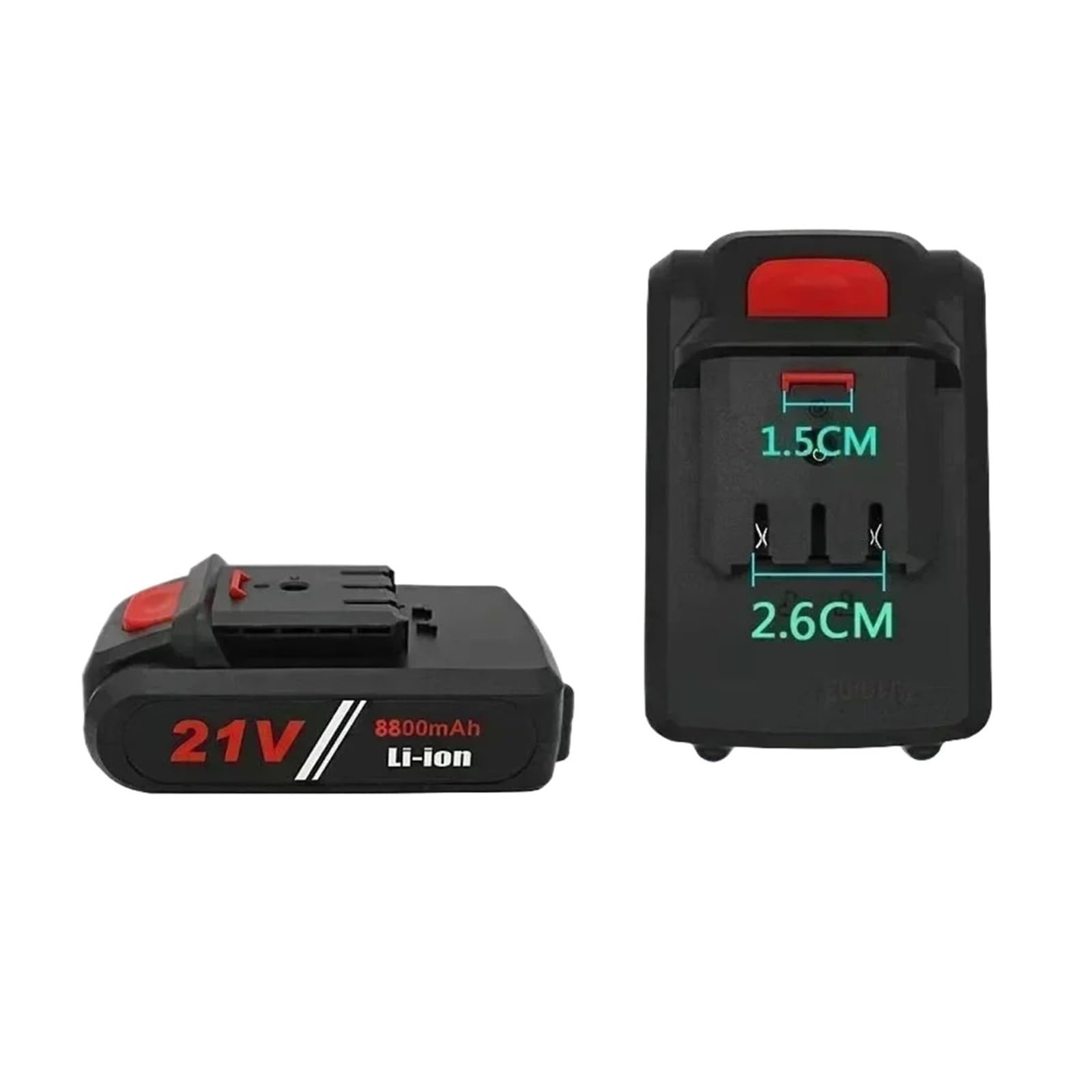 2025 Batería De Litio Recargable De 21V A/21V B 8800mah