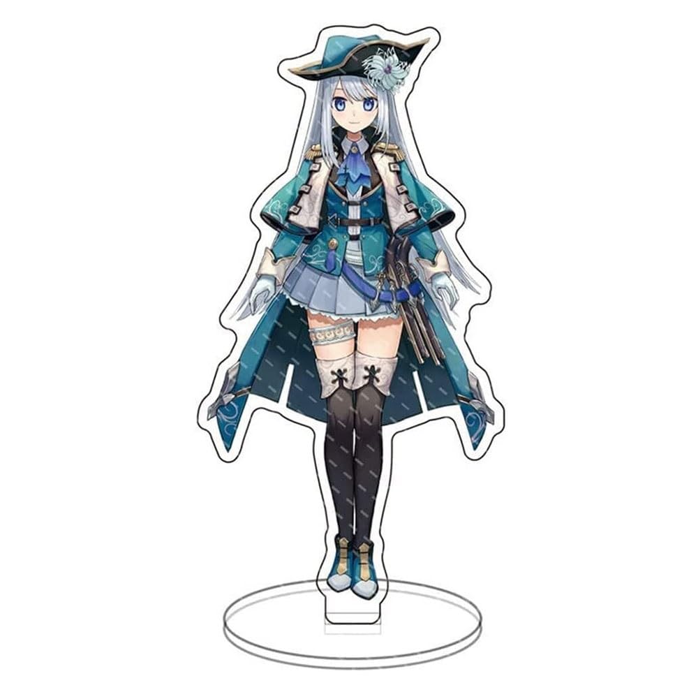 Anime Acrylic Stand Figure Luxiem Character Collectible Model Statue Toys for Anime Fans Desktop Ornament Display Standing Figures (Color : Ban Hada)