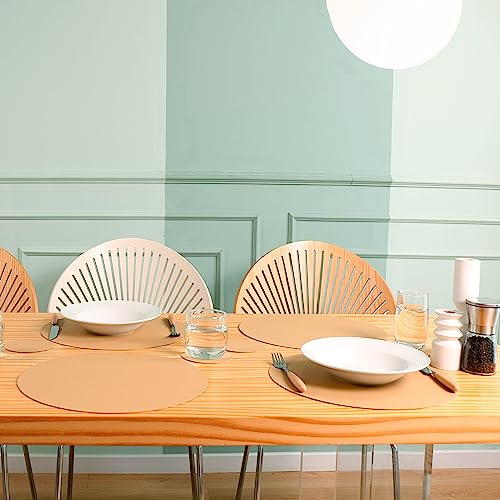 Set de table en cuir pour buffet de salle à manger et tables de cuisine conviviales