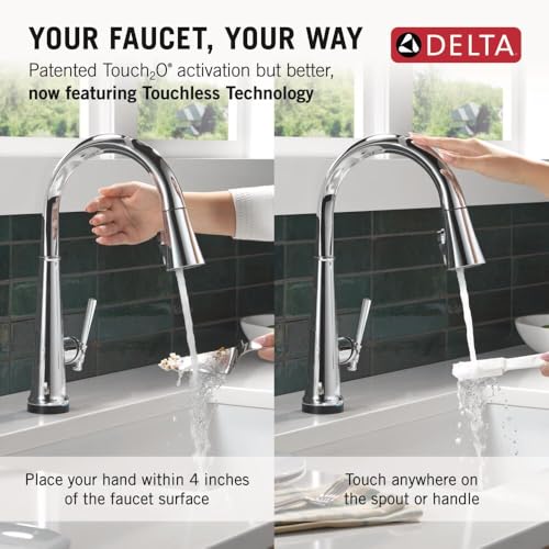 Image of Touch2O Technology Kitchen Faucet with Touchless Technology
