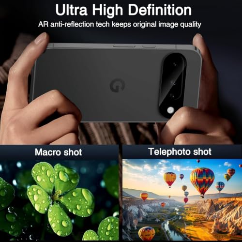 Image of WonRia Pack 1- Back Camera Glass Protector for Google Pixel 10 5G Camera Lens Protector Guard [3D Premium] - Black