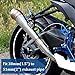 Universal Custom Handmade 51mm Stainless Steel GP-Style Motorbike Slip-on Exhaust Muffler Silencer Pipe With Db-Killer For Ruckus Gy6 Scooter Cafe Racer Street Sport Bike