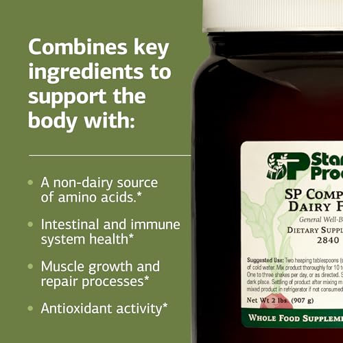 Standard Process SP Complete Dairy-Free - Rice Protein Powder for Amino Acid Support - Supports Gut Health, Liver Function & Immune Health - Vegan, Vegetarian & Gluten-Free - 2 lbs (907 g) - Image 5