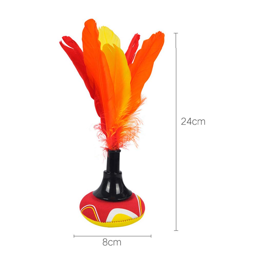 Neoprene Hand Shuttlecock Beach Entertainment Indiaca Featherball Hand Badminton (Colorful)