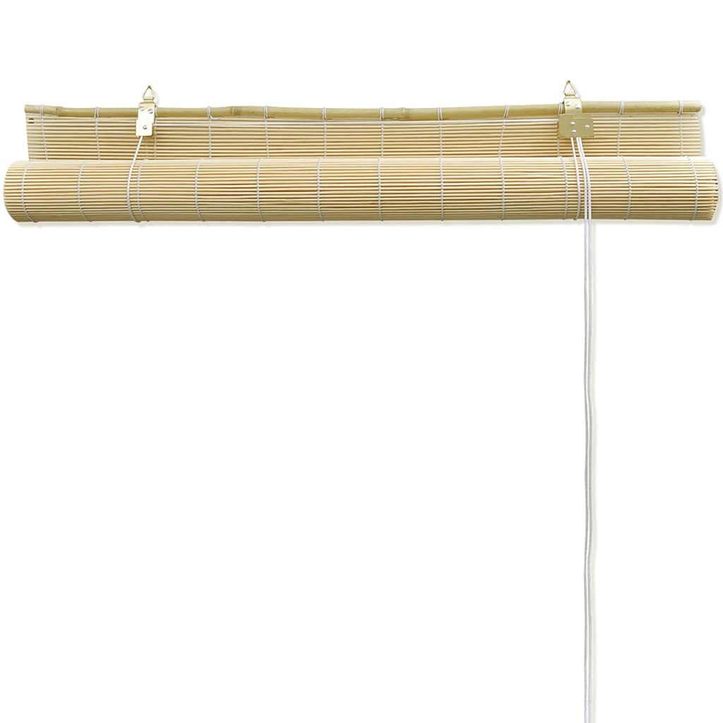 vidaXL Roleta bambusowa, 150x160 cm, naturalna