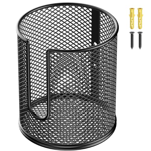1 Pack Boat Ring Cup Holder Universal Wall Mounted Cup Holder Wall Mount Drink Holder for Marine Yacht RV Railings Swing Installs on Drillable Walls Using Screws 3.54 Inner Diameter(Black)