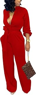 Jumpsuits for Women Formal Sexy Elegant Long Straight Pants Busineess Pa...