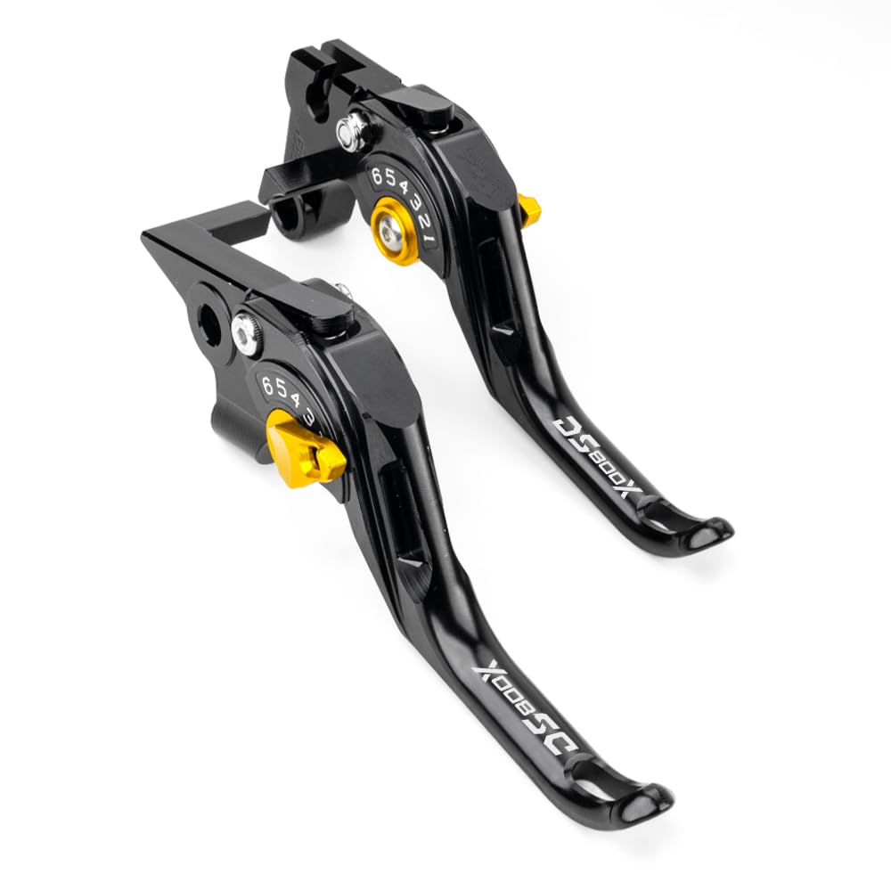 Adapté pour VOGE 800 DSX DS800X Rally DSX 800 2025 2026 Moto Ensemble de leviers de frein et d'embrayage en CNC Poignée de frein Leviers d'embrayage Accessoires 800 rally dsx 800dsx (Or)