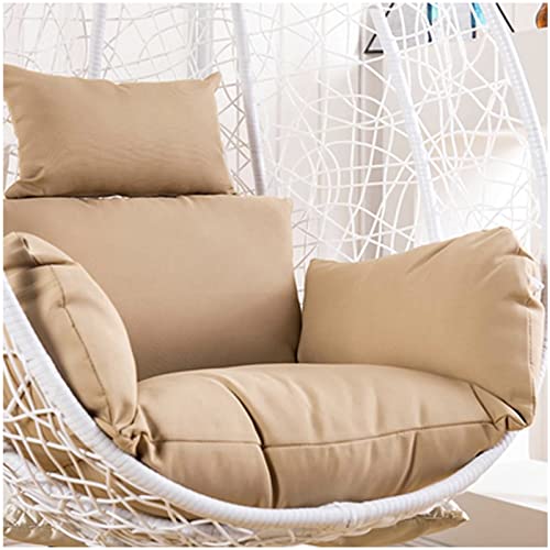 Coussin de balançoire œuf imperméable kaki matelassé - Housse fauteuil suspendu de jardin
