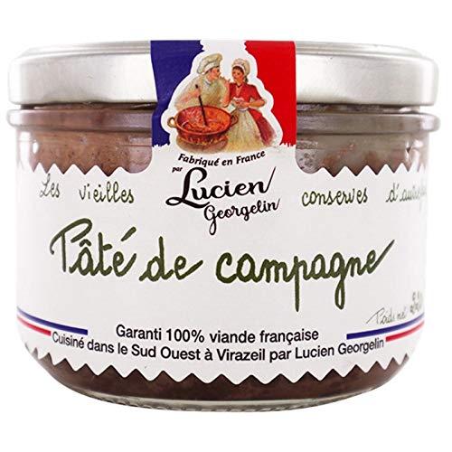 LES VIEILLES CONSERVES D'AUTREFOIS - Paté De Campagne 220G Savoureux et Authentique, Conserve de Viande pour Apéritif ou Plat Principal - Lot De 4 - Vendu Par Lot