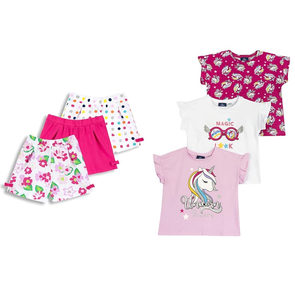 Chicco Set Pantaloncini+Set Magliette - Rosa, 2 anni