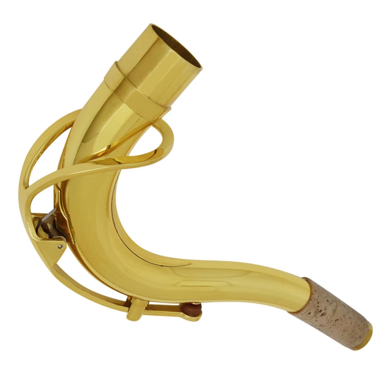 SECFOU Collo Suono per Tenore Argentato Ottone 27,5mm in Sassofono Proiezione Sughero Alta Durezza del Accessorio per Strumenti Musicali
