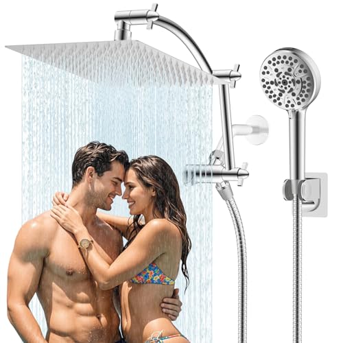 Hibbent All Metal cUPC Certified Shower Head, 12'' High Pressure