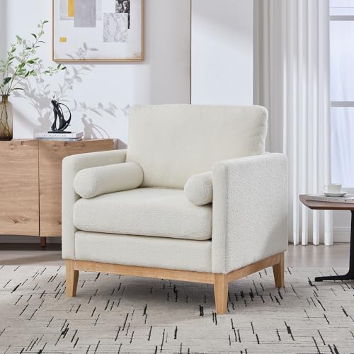 Sillón Lounge Peluche Marfil miniatura 7