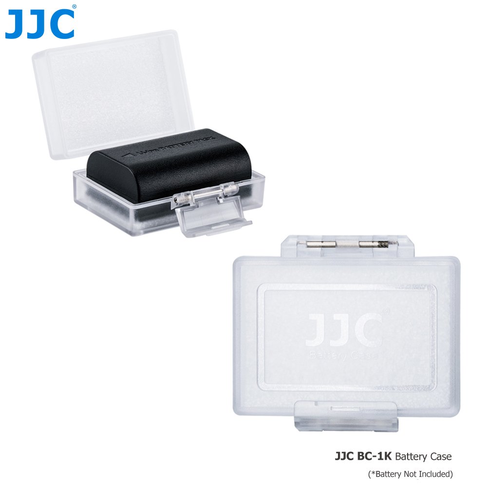 JJC Uniwersalna obudowa baterii do baterii Canon/Nikon/Sony/Olympus/Fujifilm | LP-E6, LP-E17, LP-E8, LP-E5, LP-E12, EN-EL15, EN-EL14, EN-EL3E, NP-BX1, BG1, BD1, NP-95, NP-W126, BLN1, BLS5