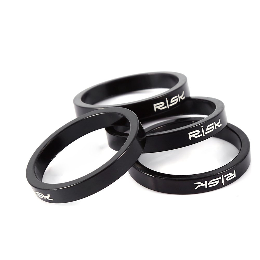 Aluminium Alloy SPACERS Riser Fork Washes Headset Spacer Bicycle Handlebar Raiser (5mm)