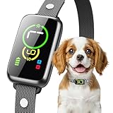 Bark Collar, Smart Dog Bark Collar, Automatic Bark Collar for Small Dogs 5-15lbs, Medium, Large Dogs, Humane Stop Anti-Barking with Beep, Vibration & 7 Adjustable Sensitivity, IP67