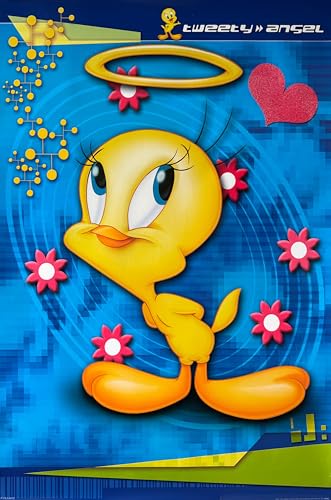 Poster Titi Ange Looney Tunes deco murale chambre affiche retro 61X91 cm